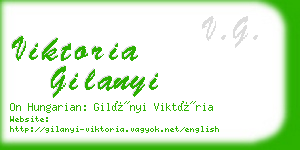 viktoria gilanyi business card